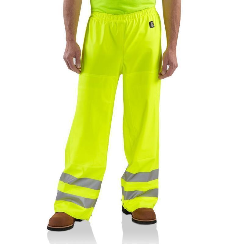 Carhartt Men's High Visibility Class E WorkFlex Rain Pants B256