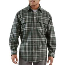 Heavyweight Hubbard Plaid Flannel Shirt 100122