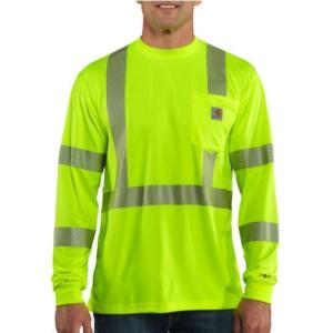 Hi-Vis FORCE® Relaxed Fit Long Sleeve Class-2 Pocket T-Shirt_image