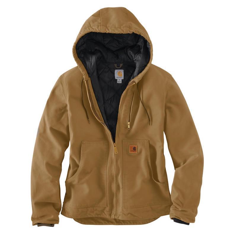 Carhartt Men's Sandstone Hooded Jacket - Factory 2nds 100786irr