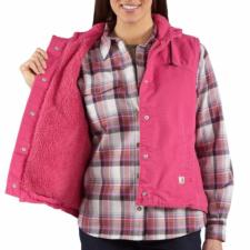 carhartt hooded vest womens