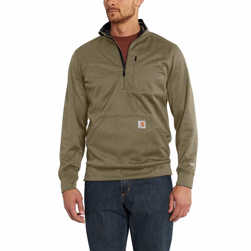 Carhartt Men's Force Extremes Mock Neck Half Zip Sweatshirt 102831