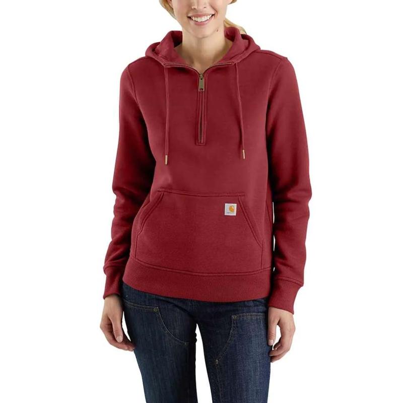 carhartt women's half zip hoodie