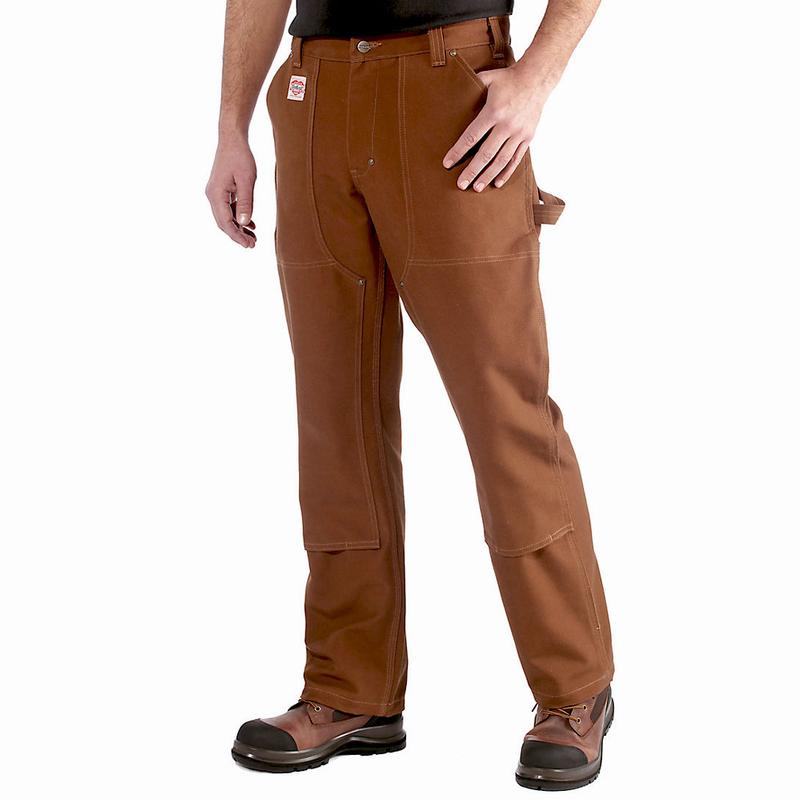 Carhartt Men's Heritage Firm Duck Double-Front Dungarees-Factory 2nds ...