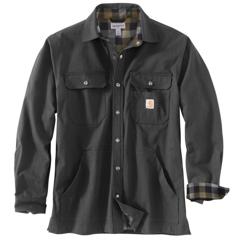 Carhartt Men's Ripstop Solid Flannel Lined Shirt Jac 104146