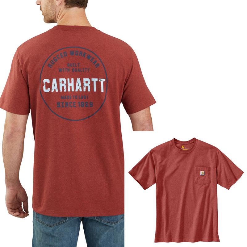 Carhartt Men's Heavyweight Graphic Pocket Tee - Factory 2nds 104178irr