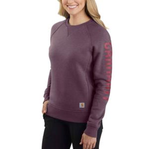 Relaxed Fit Midweight Graphic Arm Crewneck Sweatshirt