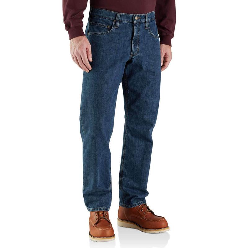Relaxed Fit Flannel Lined 5-Pocket Jean 104942irr