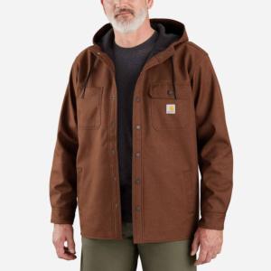 Rain Defender Relaxed Fit Heavyweight Hooded Shirt Jac_image