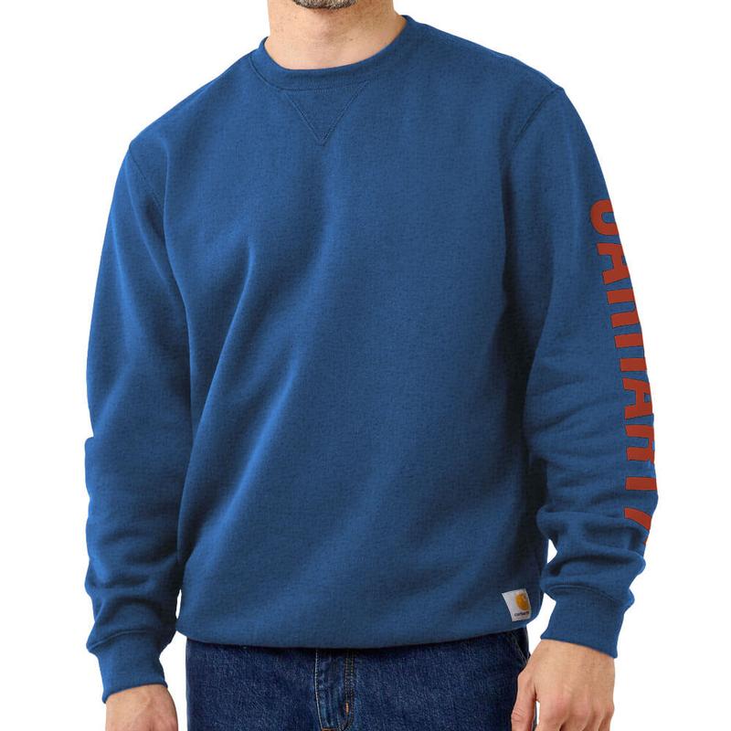 105613 Work Sweater Crewneck Logo Graphic - Carhartt