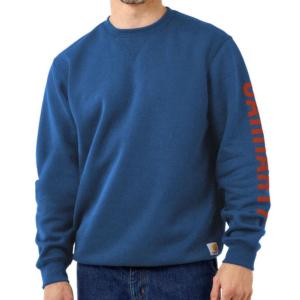 Loose Fit Midweight Graphic Crewneck Sweatshirt