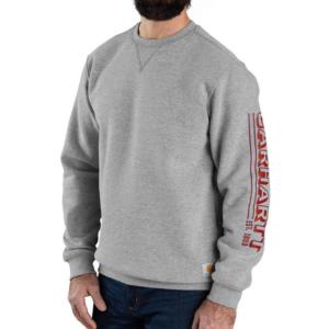 Loose Fit Midweight Graphic Crewneck Sweatshirt