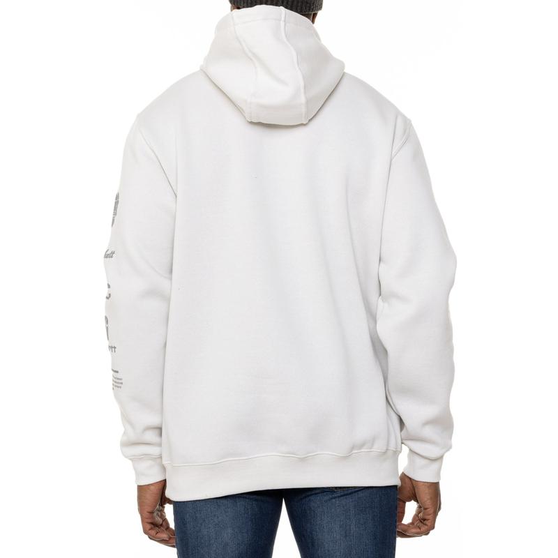 Loose Fit Midweight Graphic Arm Hooded Sweatshirt 106228irr