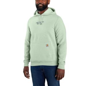 FORCE Relaxed Fit Lightweight Graphic Hooded Sweatshirt_image