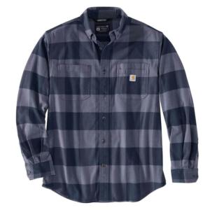 Rugged Flex Relaxed Fit Midweight Plaid Flannel Shirt_image