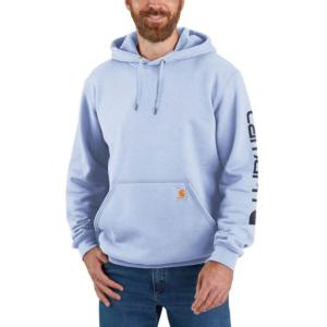 Loose Fit Midweight Graphic Arm Logo Hooded Sweatshirt_image