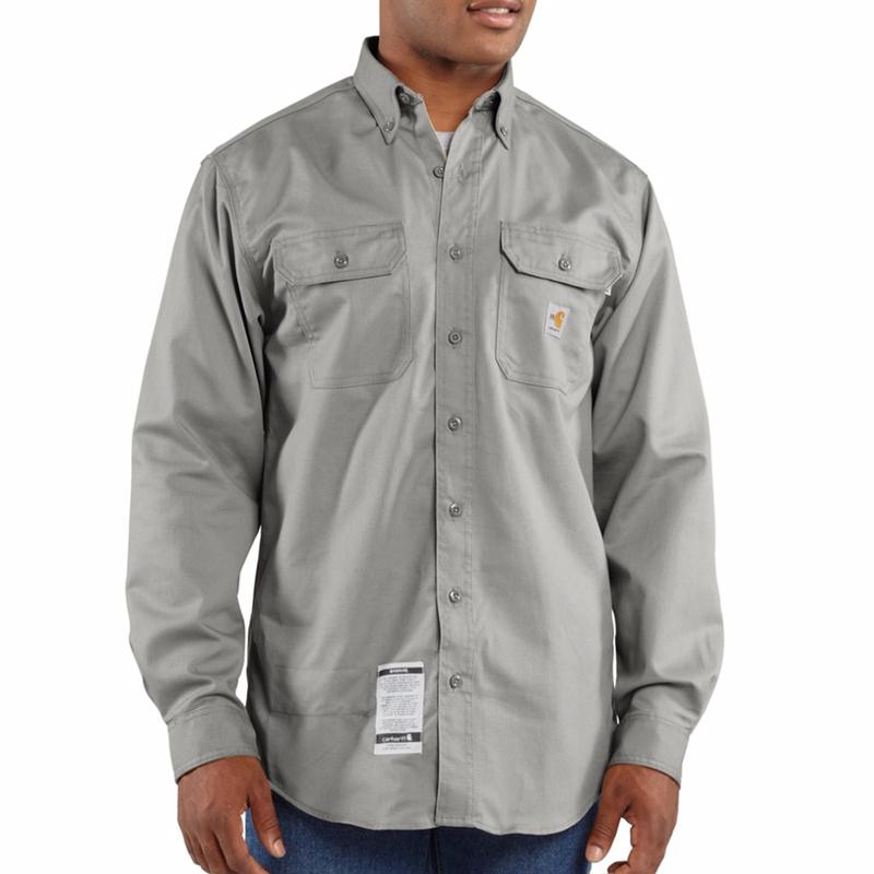 Flame-Resistant Classic Twill Button-Up Shirt FRS160irr