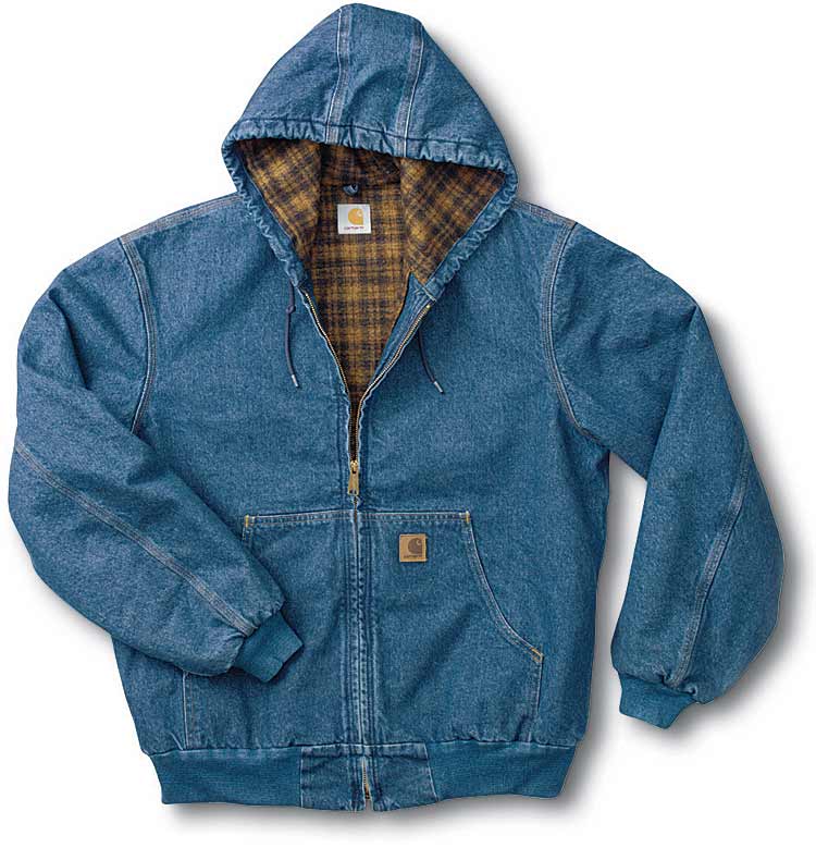 carhartt denim active jacket