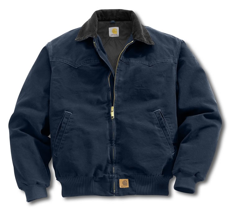 Carhartt Sandstone Quilted Flannel Santa Fe Jackets - Closeout J14CO