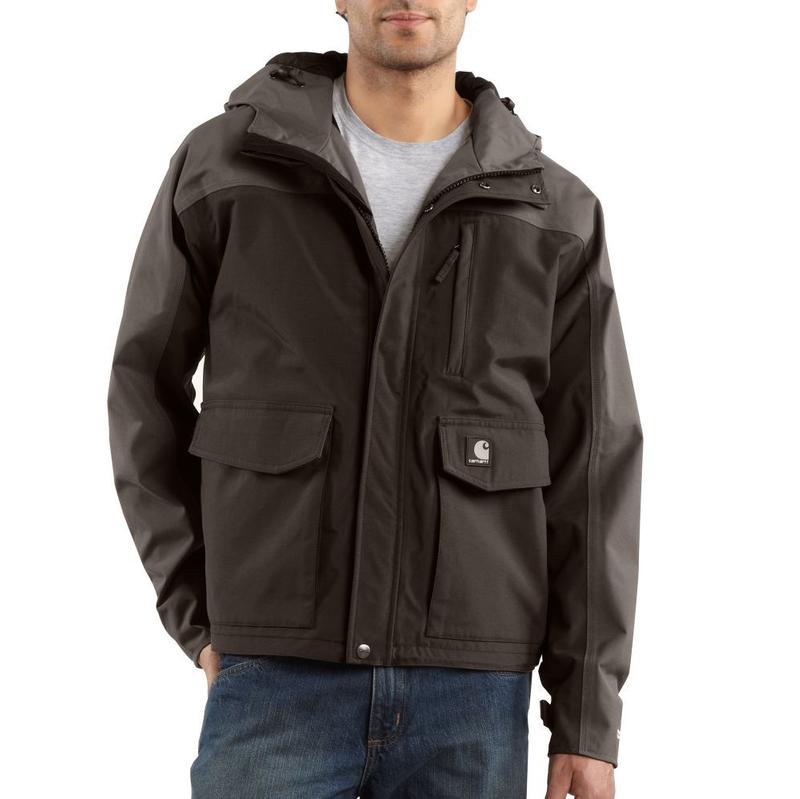 Carhartt Men's Waterproof Breathable Cascade Rain Jacket J212