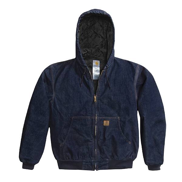 Carhartt Denim Active Jacket - Quilt-Lined J252