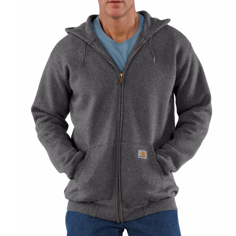 Carhartt Midweight 10.5 oz. Zip-Front Hooded Sweatshirt - Irregular K122irr