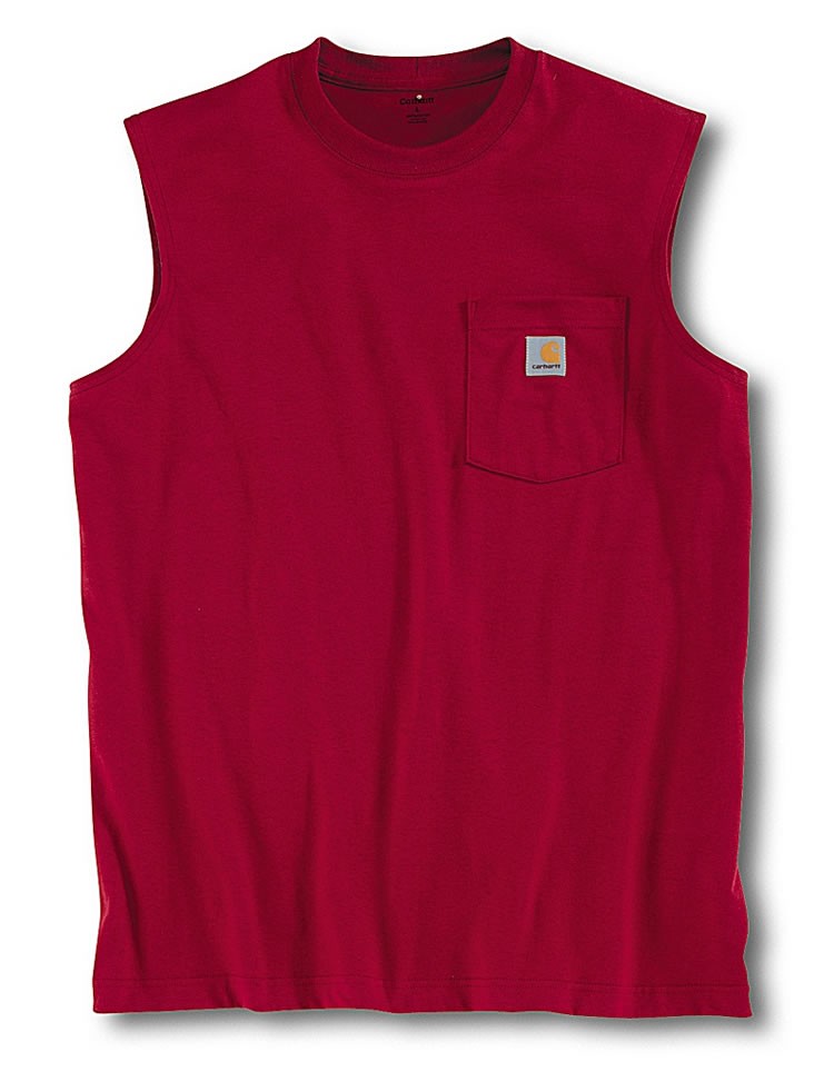 Carhartt Men's Sleeveless Pocket T Shirts K213