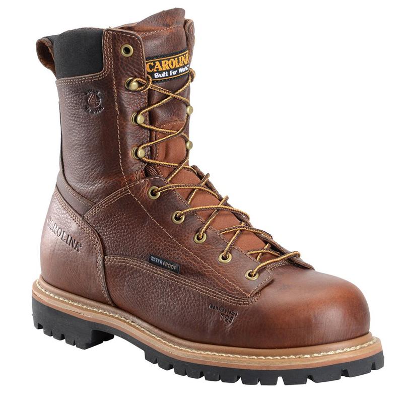 carolina men's 8 waterproof composite toe work boots