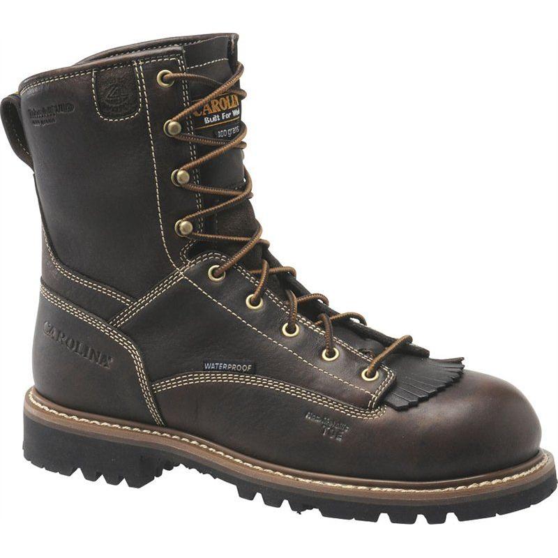 Carolina Men's 8 in. Waterproof Insulated Soft Toe Work Boots CA7013