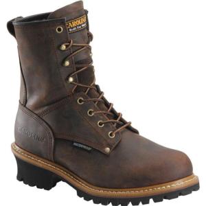 Carolina Men's 8 in. Waterproof Steel Toe Logger Boots CA9821