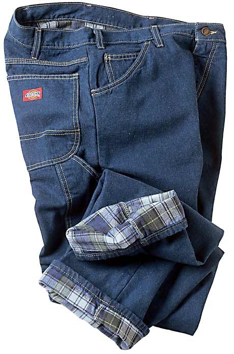 dickies flannel lined jeans