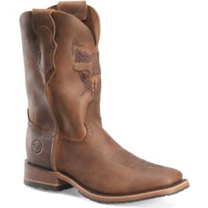 DH7034 11 in. Western Wide Square Soft Toe Work Boot_image