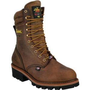 Thorogood 804-3554 Waterproof 400g Steel Toe 9 in. Logger - Made in USA_image