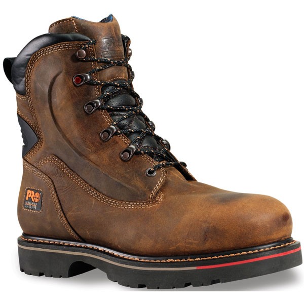 Timberland Mens Pro 8 Inch Steel Toe Insulated Waterproof Work Boot 53537