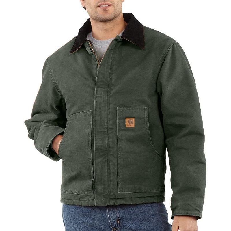 Carhartt Sandstone Duck Arctic Quilt Lined Jackets - Irregular J22irr