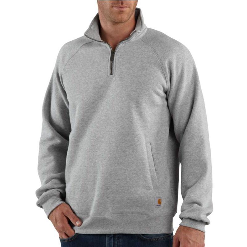 Carhartt Midweight Quarter-Zip Mock-Neck Sweatshirt - Irregular K503irr