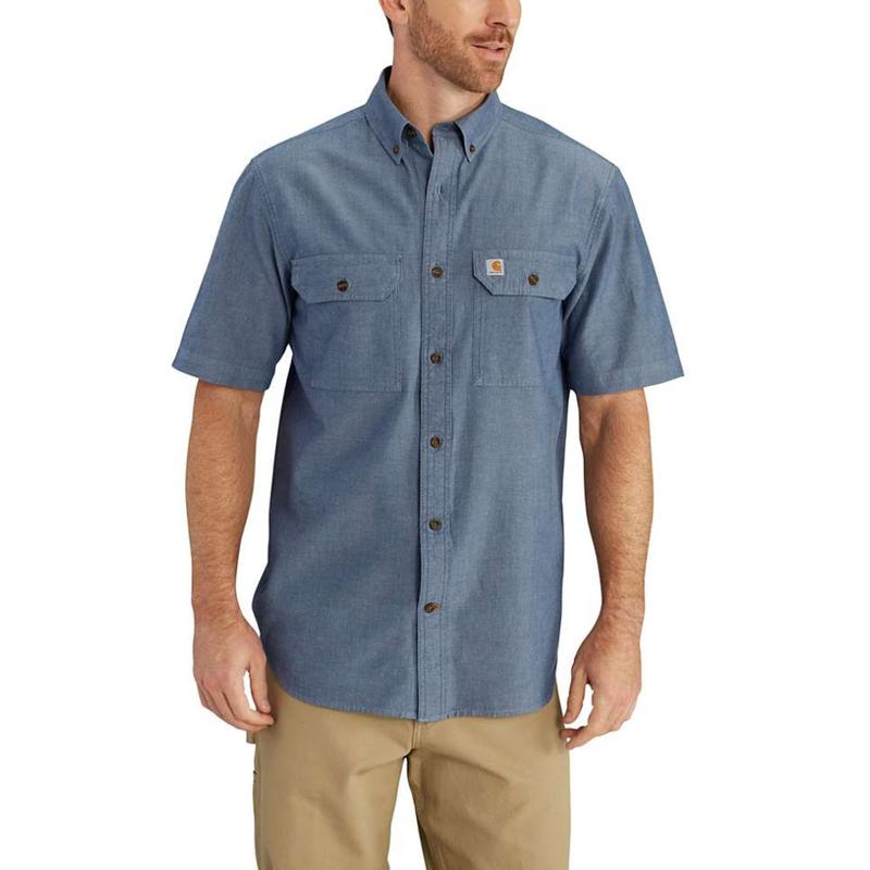 Carhartt Men's Short -Sleeve Chambray Shirt S200