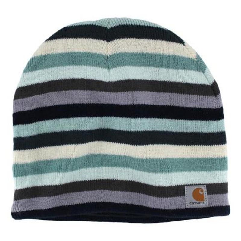 Carhartt Women's Striped Knit Hat/Fleece Lined WA002